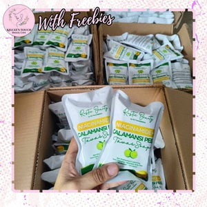 Rustic Beauty Niacinamide Tawas-Calamansi Soap 100g + Freebies