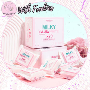 Keisha White Milky Soap 70g  + Freebies